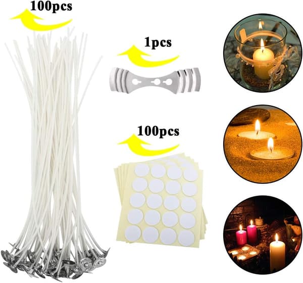 Pakke 5 - DIY stearinlys vægematerialer
