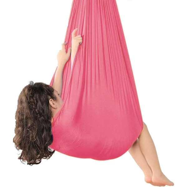 Barnas elastiske huske rosa 100*280cm