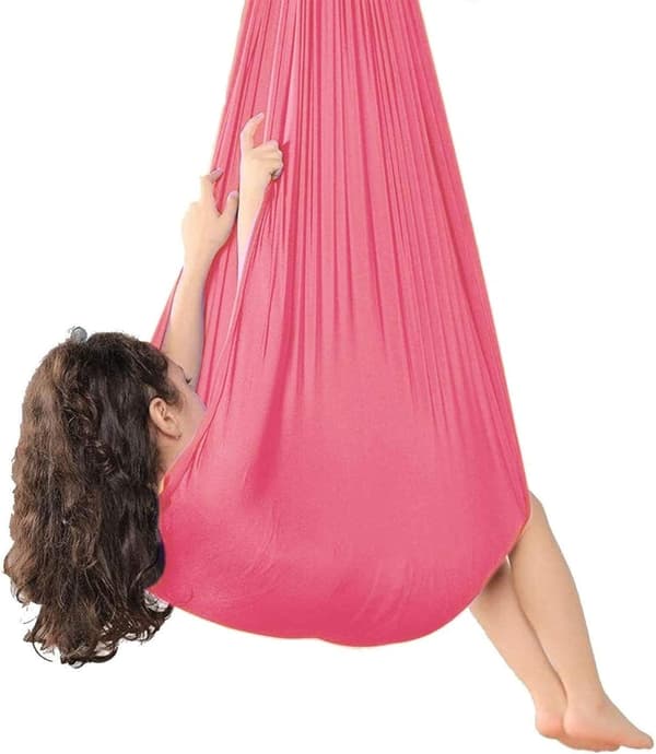 Barnens elastiska gunga rosa 100*280cm