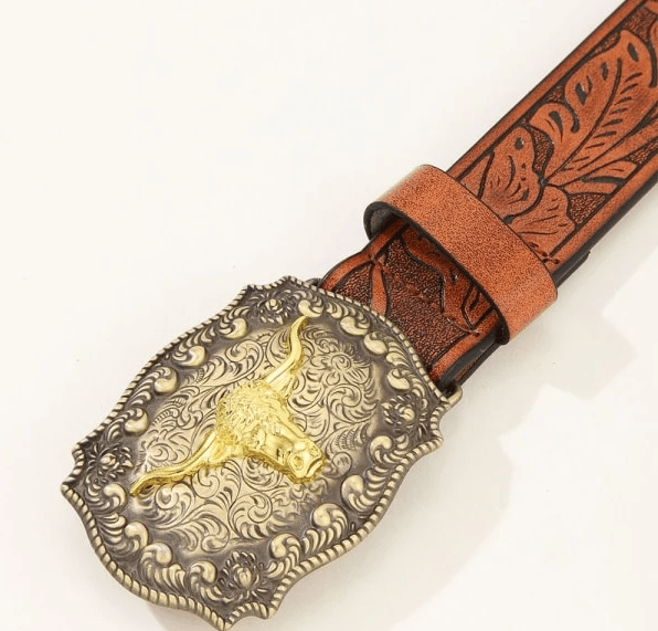 Western cowboybältesspänne, herrbälte