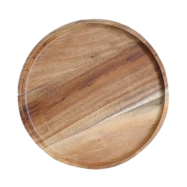 1 st middagstallrik i trä - diameter 30 cm