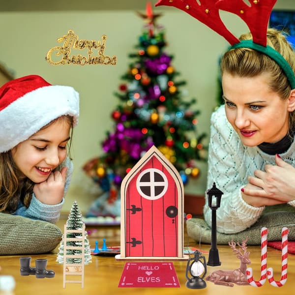 Julealfedør Mini Dukkehus--Alfedør 1