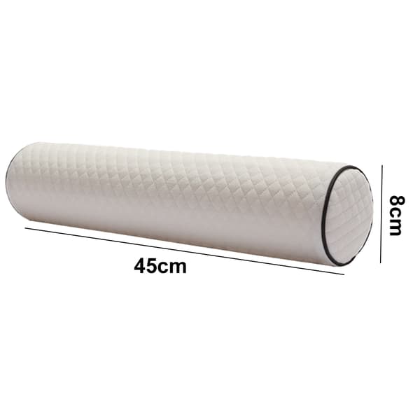 Cylindrisk pude-6181A Hvid