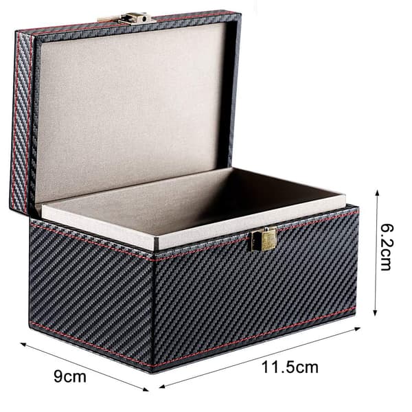 Kolfiber liten (11,5*9*6,2cm) bilskärmad nyckellåda