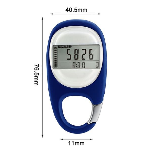 Nøglering Sensor Skridttæller-Note Blå