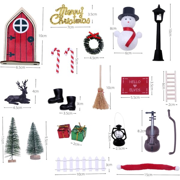 Julealfedør Mini Dukkehus--Alfedør 1