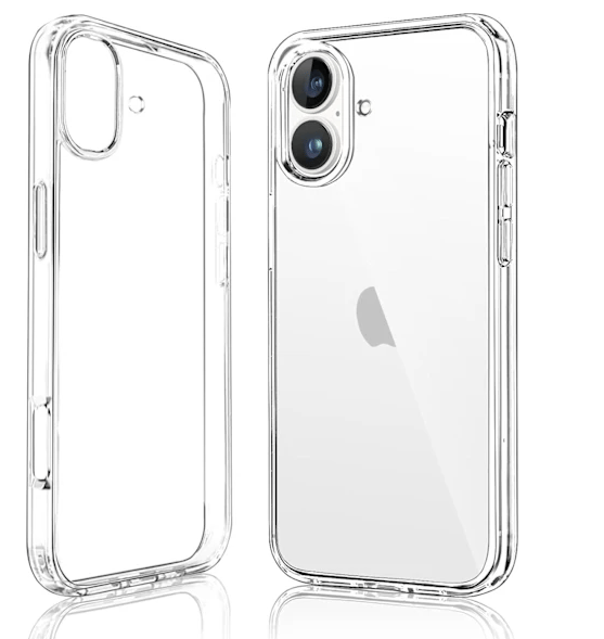 iPhone 16 Läpinäkyvä TPU-suojakuori
