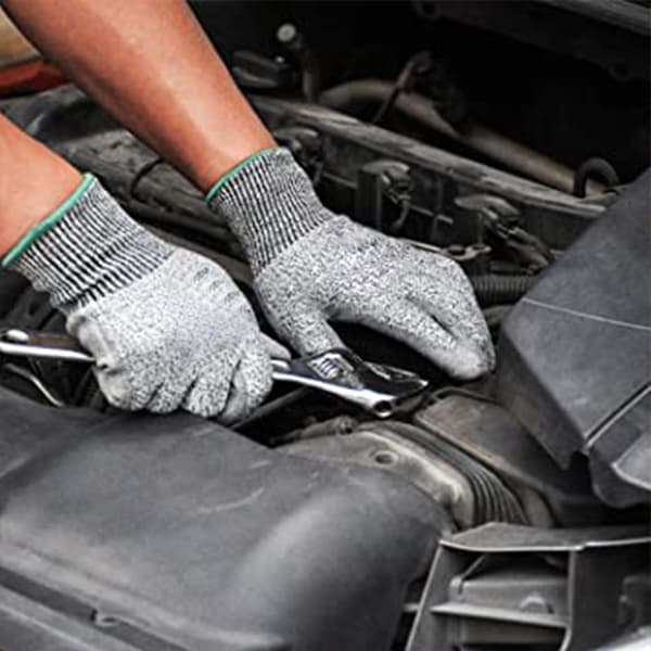 1 pari viiltosuojakäsineitä - L