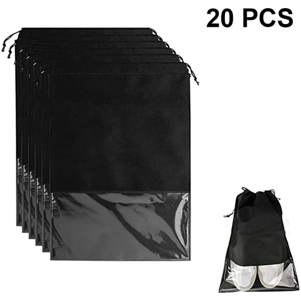 20 stk. skoopbevaringspose - 32*44CM sort
