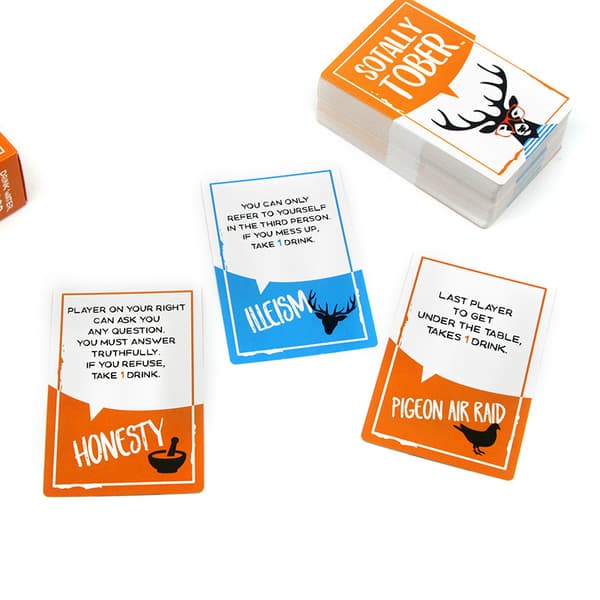 Sotally Tober Drickspel Full Engelsk Vuxen Drickspel Kortlek
