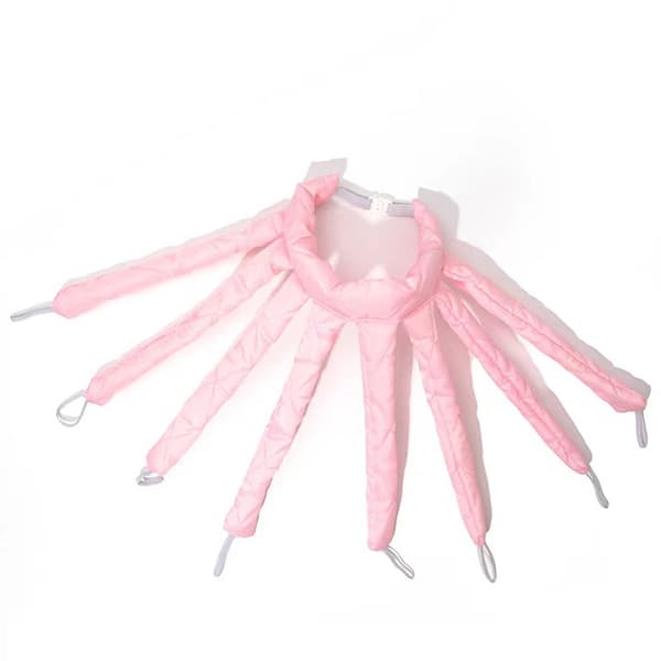 Octopus Lazy Curling Iron Headband - Rosa