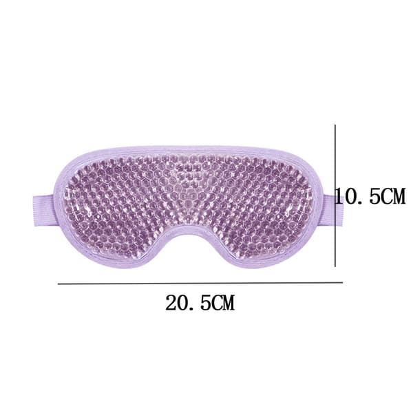 Jääpakkaus matkasilmämaski - violetti