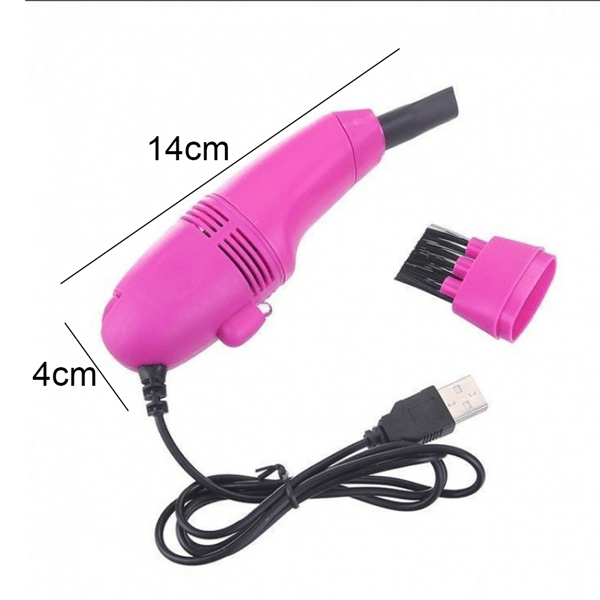 Computer USB-tastaturstøvsuger - Rosarød