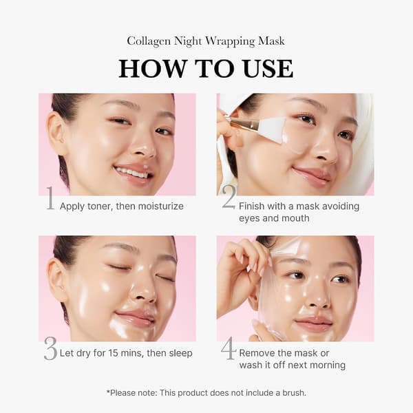 Medicube Collagen Eksfolierende Nattmaske 2pcs