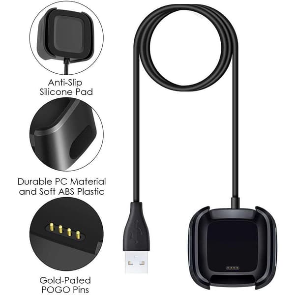 LX-Fitbit Versa dedikeret oplader-1. generation