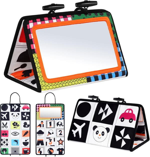 1 st Baby Fun Mirror - Orange Rektangulär Spegel