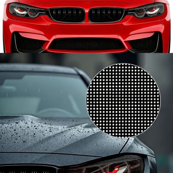 Cool, personlig \"Devil's Eye\"-strålkastardekal i mesh-stil för bilar