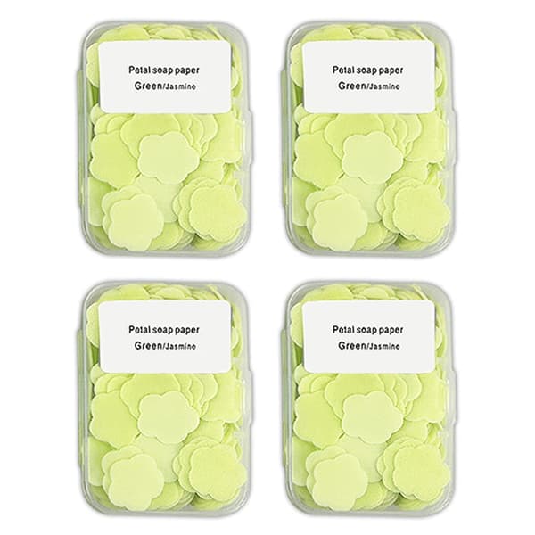 4 æsker bærbart sæbepapir - Jasmin