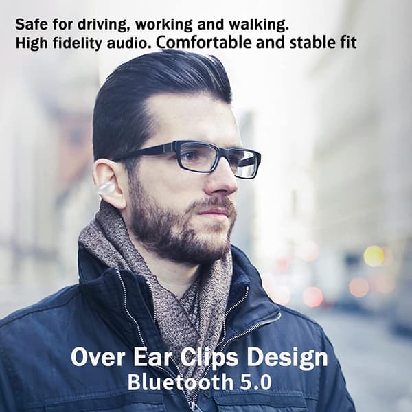 LX-S19 Trådløst Bluetooth Headset-S19 Hvid
