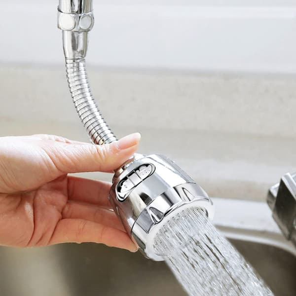Kranforlenger dusjhode - to-trinns fast lengde - 19cm