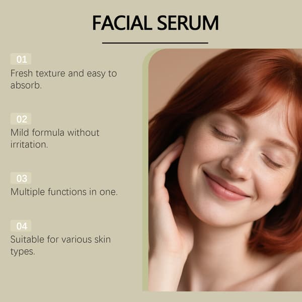 Kobberpeptid Ansigts Serum - Et anti-aging serum, der efterlader huden glat, fast og elastisk. 1 flaske