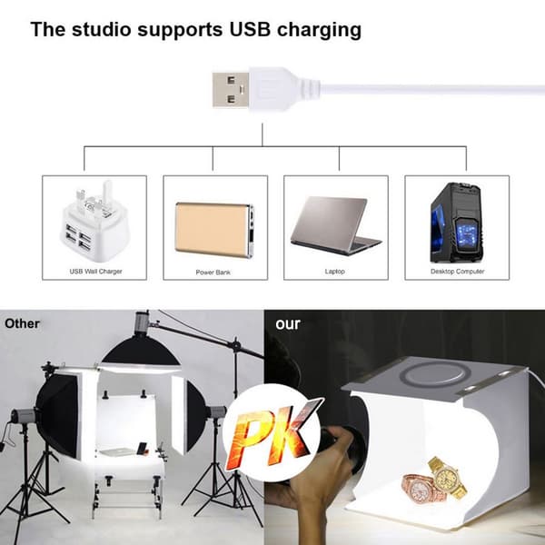 3 farvetemperatur LED Studio-20cm Ringlys-PU5023