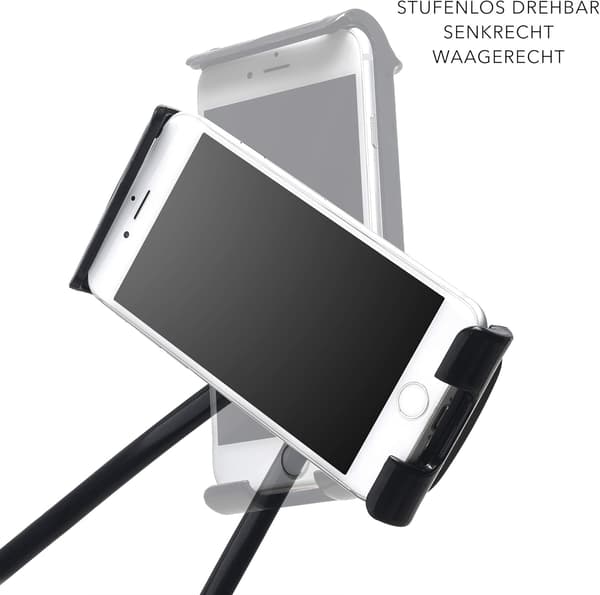Svart-hals lat telefonholder