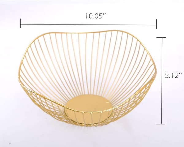 Frugtfad*lotusblad højt guld
