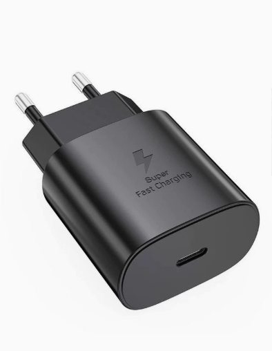 25W hurtigopladningsadapter til Samsung USB-C-interface