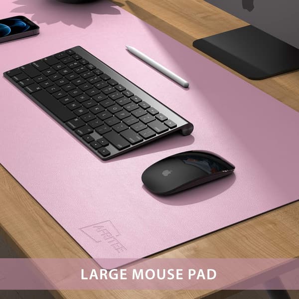 Musemåtte i plast - 60*30 cm dobbeltsidet lilla+pink