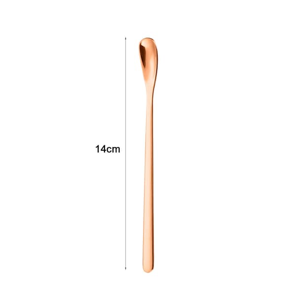 4 små barskeer - 14 cm rosaguld