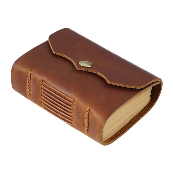 Hardcover læder notesbog til daglige noter [XJ]