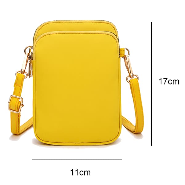 Dame Crossbody Telefon Taske - Gul