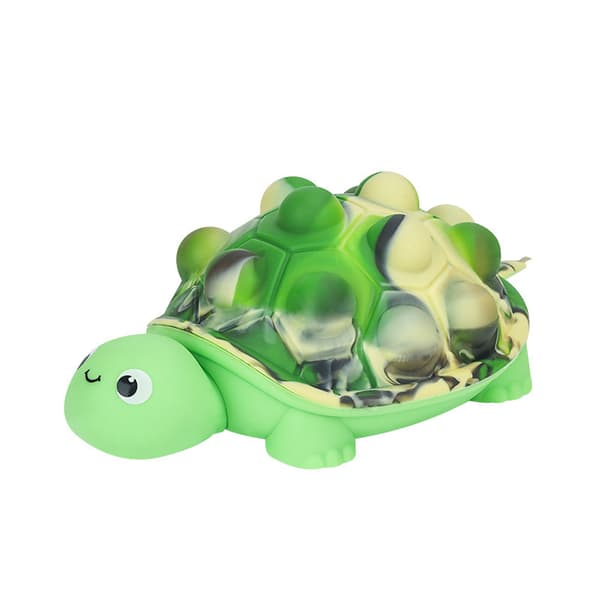 3D Skildpadde Rotte Dræber Legetøj - Tryk og Klem Boblebold