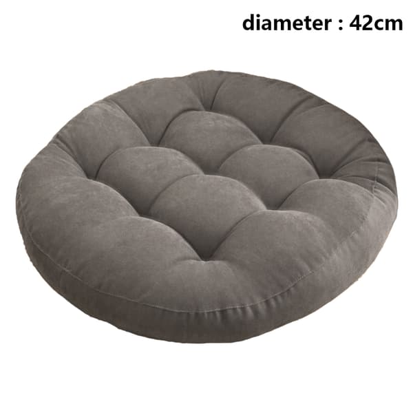 Tatami Futon Sædehynde - Fløjlsgrå - 42cm