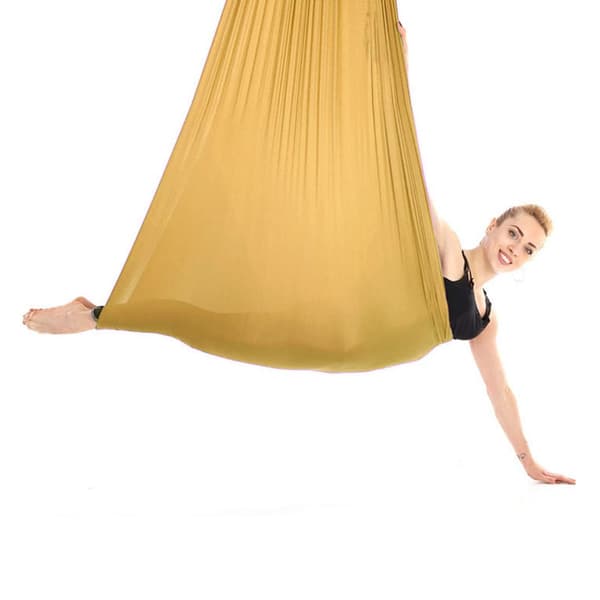 Guld-Aerial Yoga Hängmatta