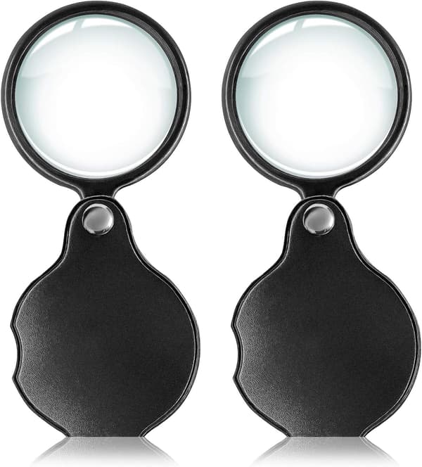 Forstørrelsesglas-diameter 50mm-2stk