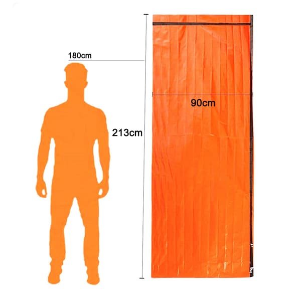 Utomhus PE Första Hjälpen Sovsäck-Orange