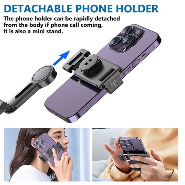 1 stk. mobiltelefon Pan Head-P02 Pan Head Sort