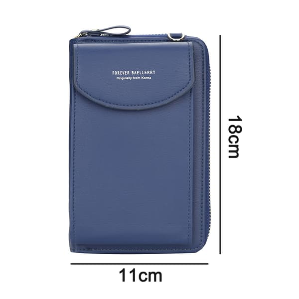 Crossbody Telefonpung - Mørkeblå