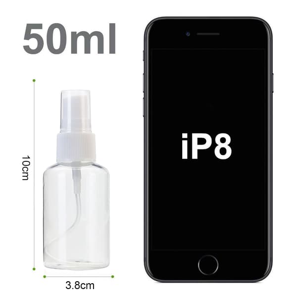 3 kpl suihkepullo - 50 ml paksu