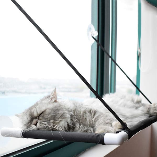 Katteseng hengekøye - Svart