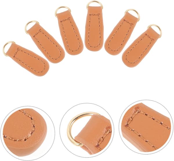St Leather Zipper Pulls for Jackets and Clothes Portable and Easy to Replace