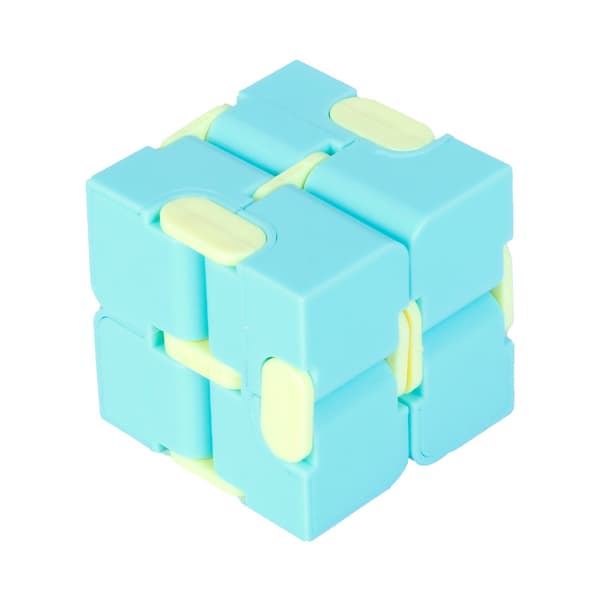 Fidget Spinner Infinite Cube Stress Relief Toy, Rubikin kuutio Macaron Pocket Flip Cube, vihreä