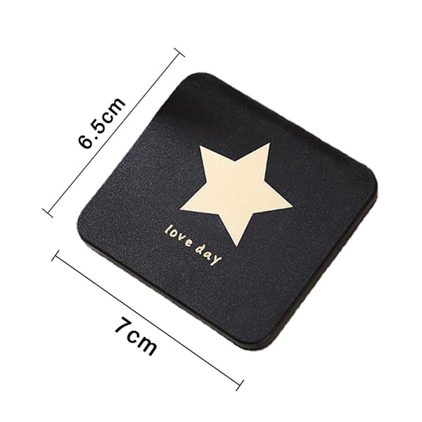 Bærbart sødt mini makeup-spejl - stjernestil