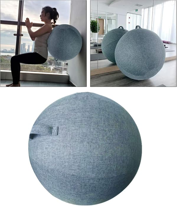 65cm laivastonsininen joogapallon suojus