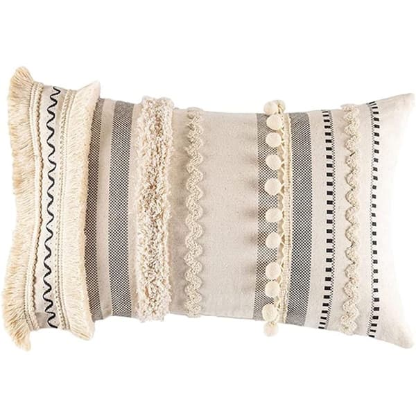 Beige kugle 30x50cm pudebetræk