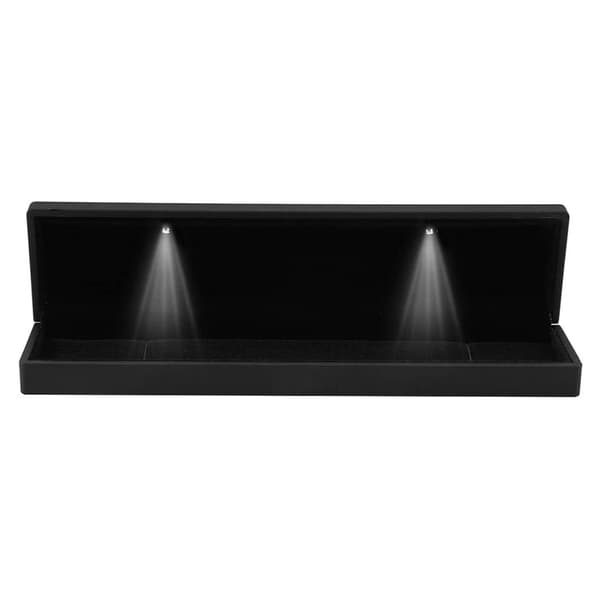 LX-22*5.5*3.5cm lang kjede boks-svart LED lysboks