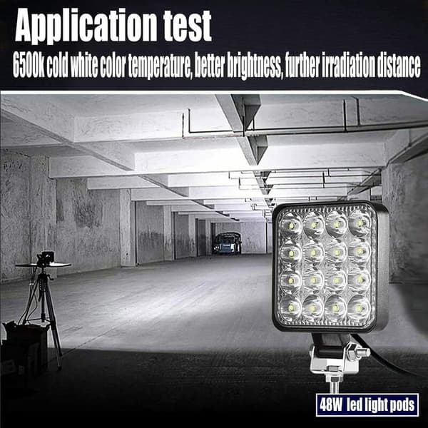 1 stk. LED-arbeidslys til bil – enkeltpakke