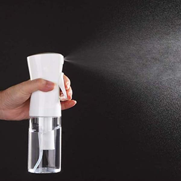 200 ml valkoinen pää + läpinäkyvä runkoinen suihkepullo